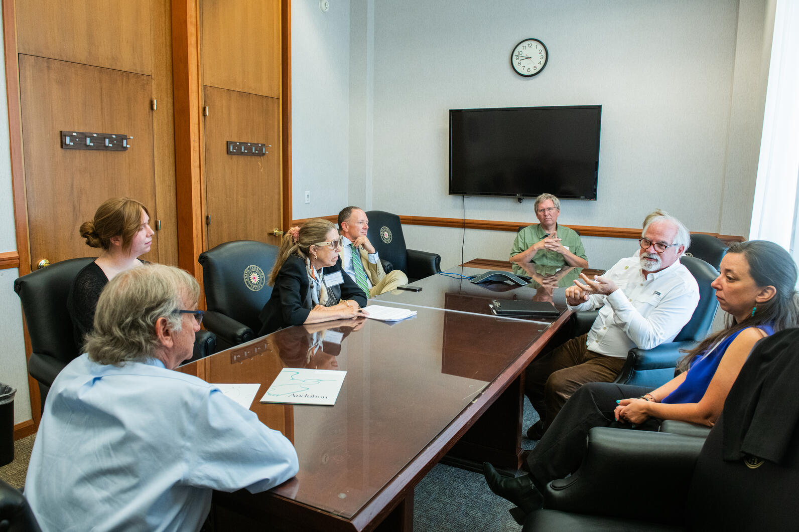 Cape Fear Audubon and Audubon North Carolina staff with Senator Bill Rabon. Photo: Caitlin O'Hara