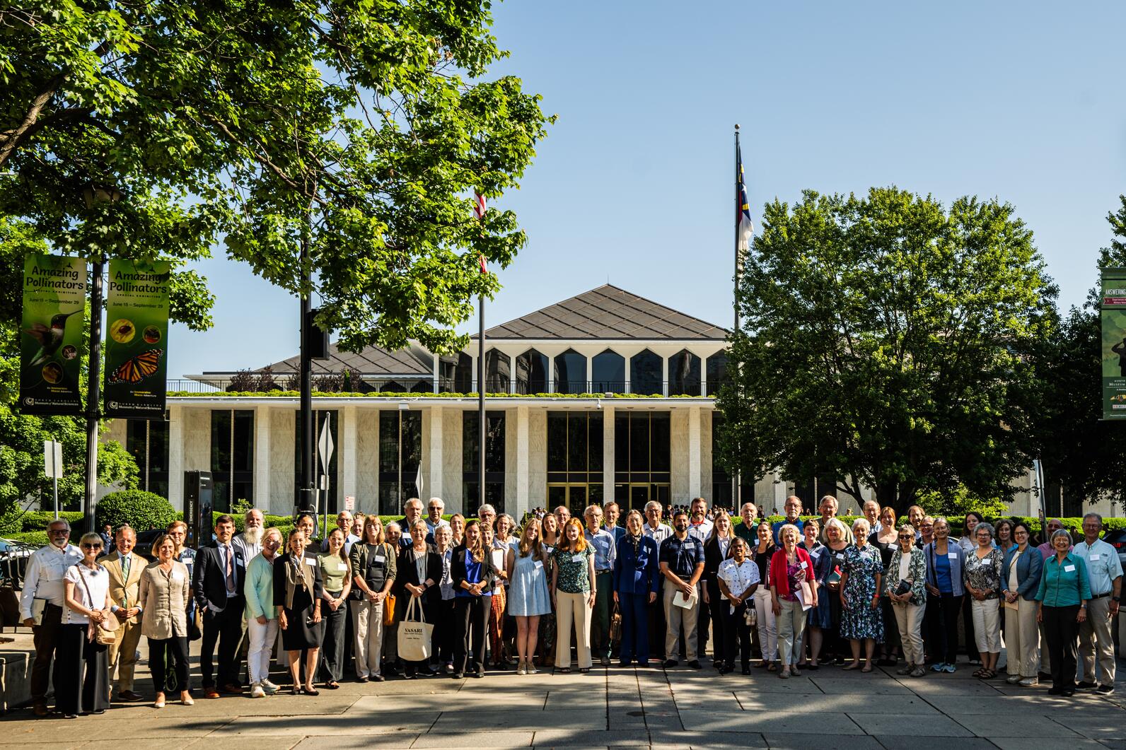 Audubon members standing outside the Legislative Building on Advocacy Day. Photo: Caitlin O'Hara