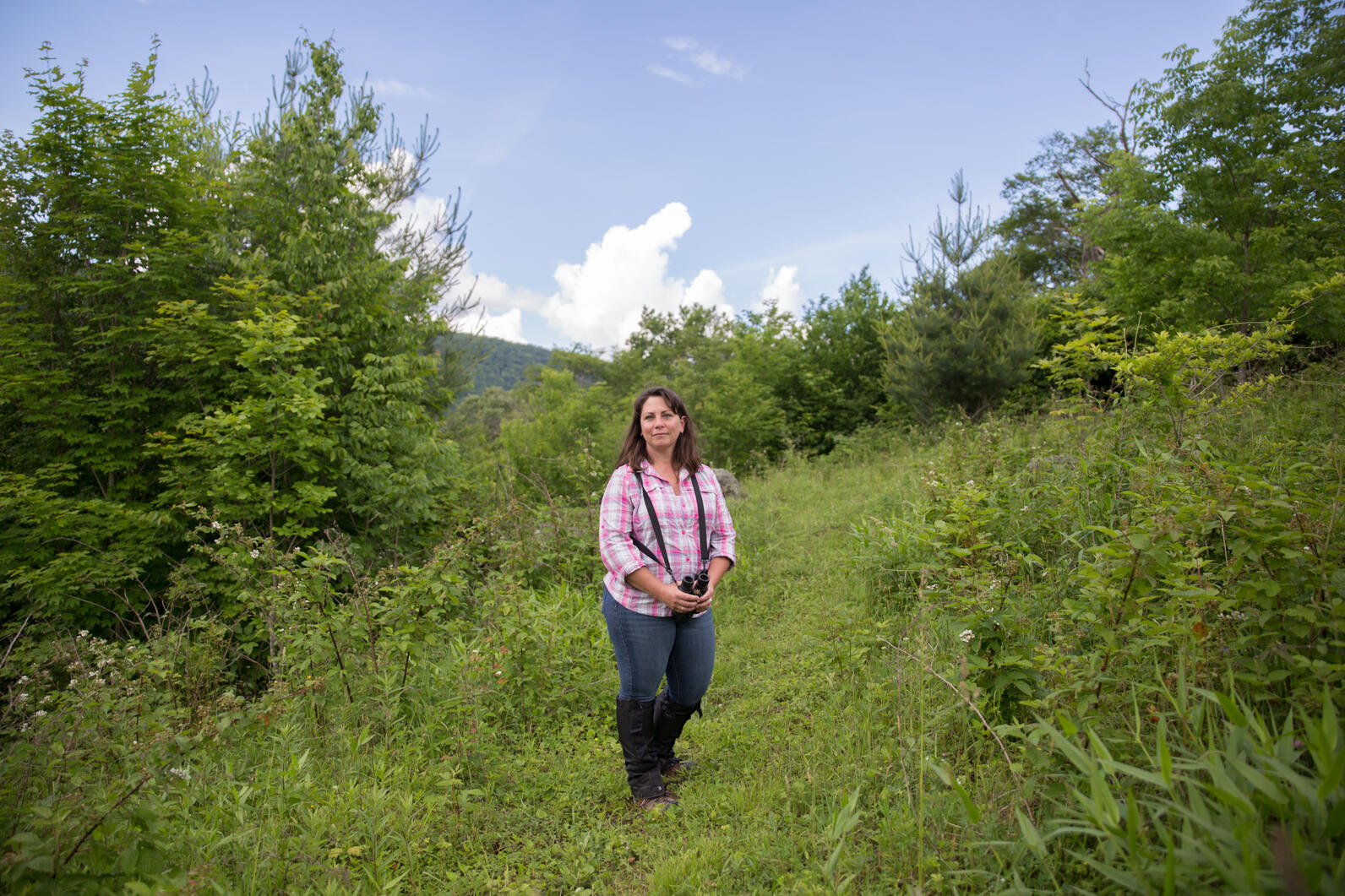 Audubon Conservation Biologist Aimee Tomcho. Audubon Conservation Biologist Aimee Tomcho.