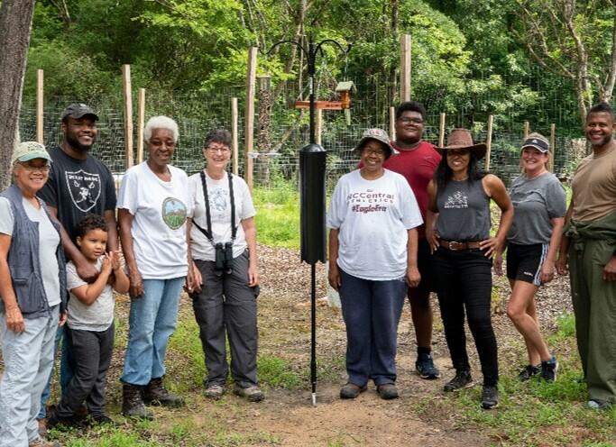 New Hope Audubon partnered with Urban Community AgriNomics to develop a new birding program at their farm.
