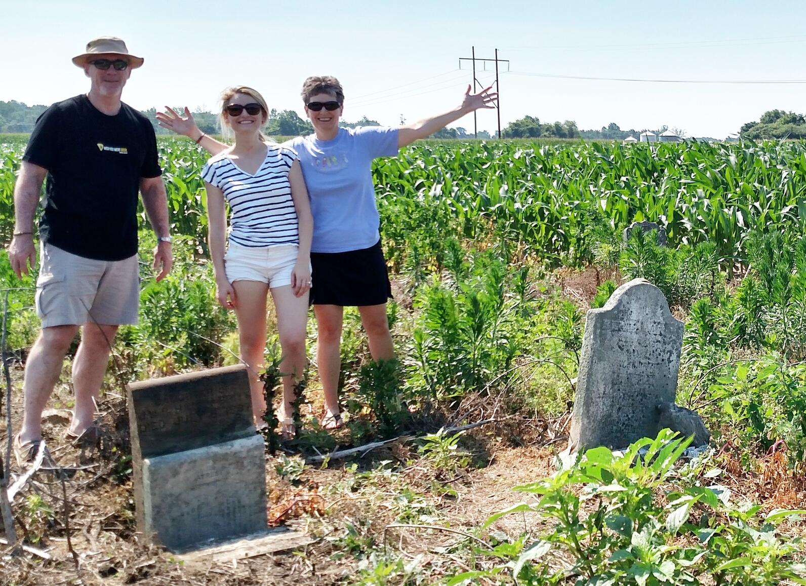 Louise Belk at her Wayne County family farm.